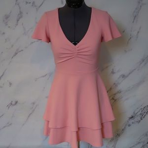 B Darlin Macy's Pink Skater Dress Sz 3/4